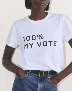 Everlane Tees|Short Sleeve Tees*The Voter Tee in Essential Cotton