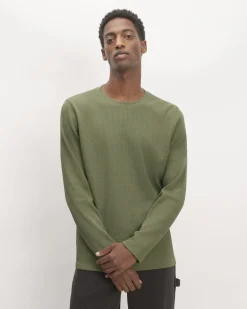 Everlane Tees|Tees*The Waffle Long-Sleeve Crew White