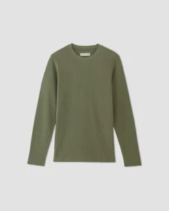 Everlane Tees|Tees*The Waffle Long-Sleeve Crew White