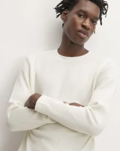 Everlane Tees|Tees*The Waffle Long-Sleeve Crew White