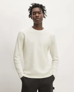 Everlane Tees|Tees*The Waffle Long-Sleeve Crew White