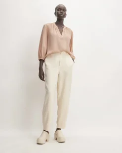 Everlane Tops*The Washable Clean Silk V-Neck Top