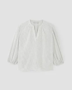 Everlane Tops*The Washable Clean Silk V-Neck Top