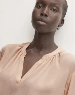 Everlane Tops*The Washable Clean Silk V-Neck Top