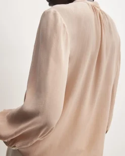 Everlane Tops*The Washable Clean Silk V-Neck Top