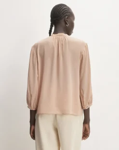 Everlane Tops*The Washable Clean Silk V-Neck Top