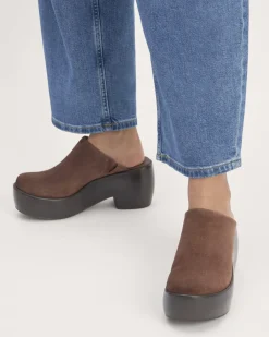 Everlane Shoes|Heels*The Wooden Puffa Clog