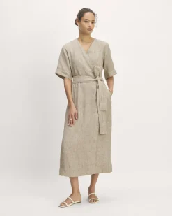 Everlane Dresses*The Wrap Dress in Linen