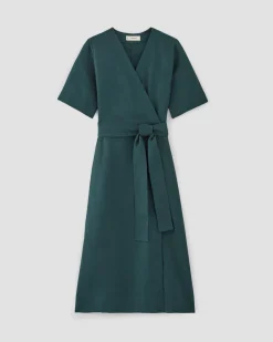 Everlane Dresses*The Wrap Dress in Linen