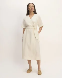 Everlane Dresses*The Wrap Dress in Linen