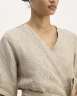 Everlane Dresses*The Wrap Dress in Linen