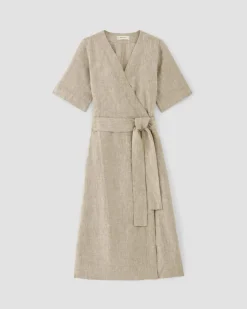Everlane Dresses*The Wrap Dress in Linen