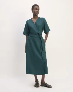 Everlane Dresses*The Wrap Dress in Linen