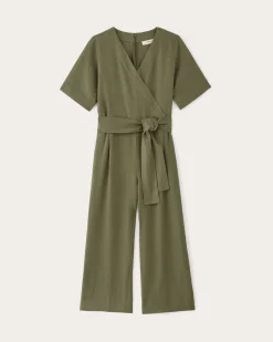 Everlane Dresses*The Wrap Jumpsuit in Linen