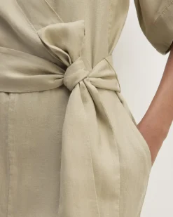 Everlane Dresses*The Wrap Jumpsuit in Linen