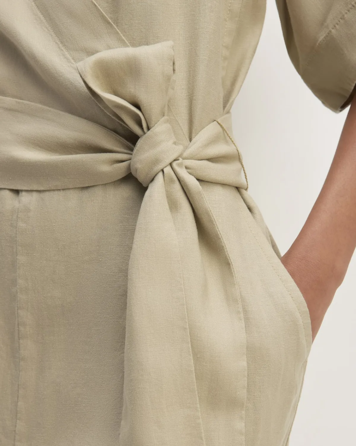 Everlane Dresses*The Wrap Jumpsuit in Linen