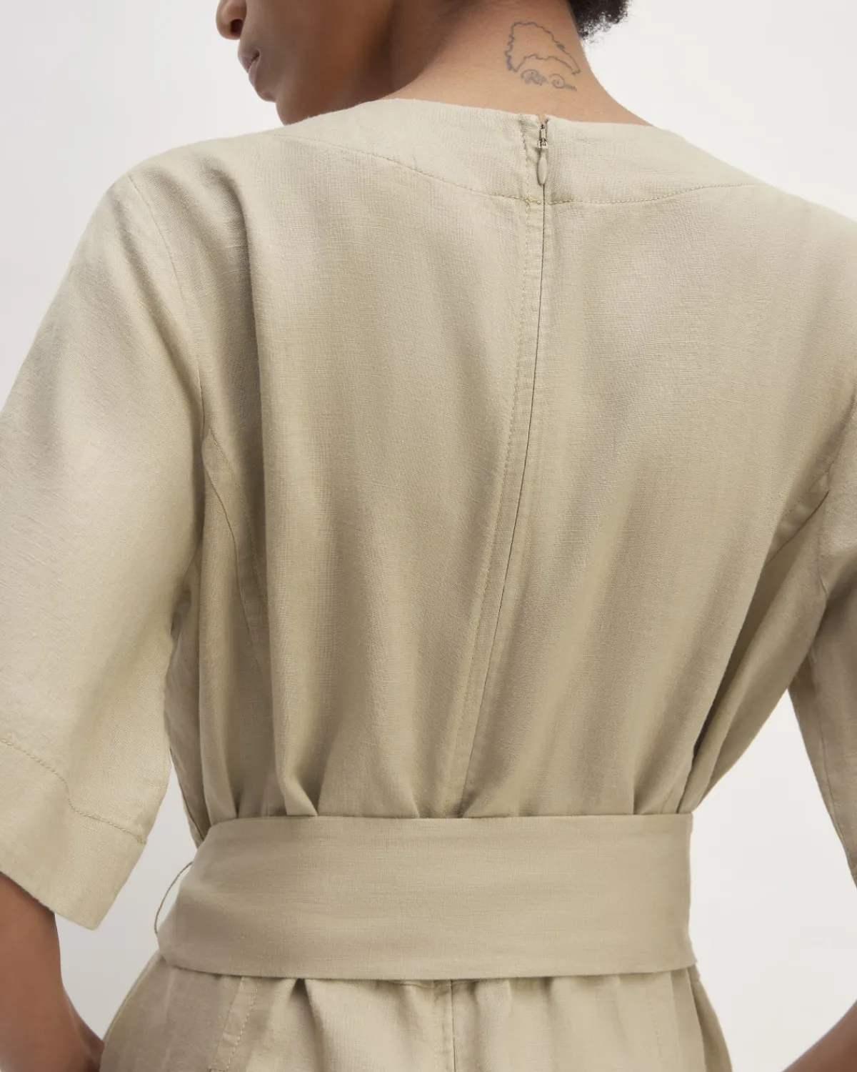 Everlane Dresses*The Wrap Jumpsuit in Linen