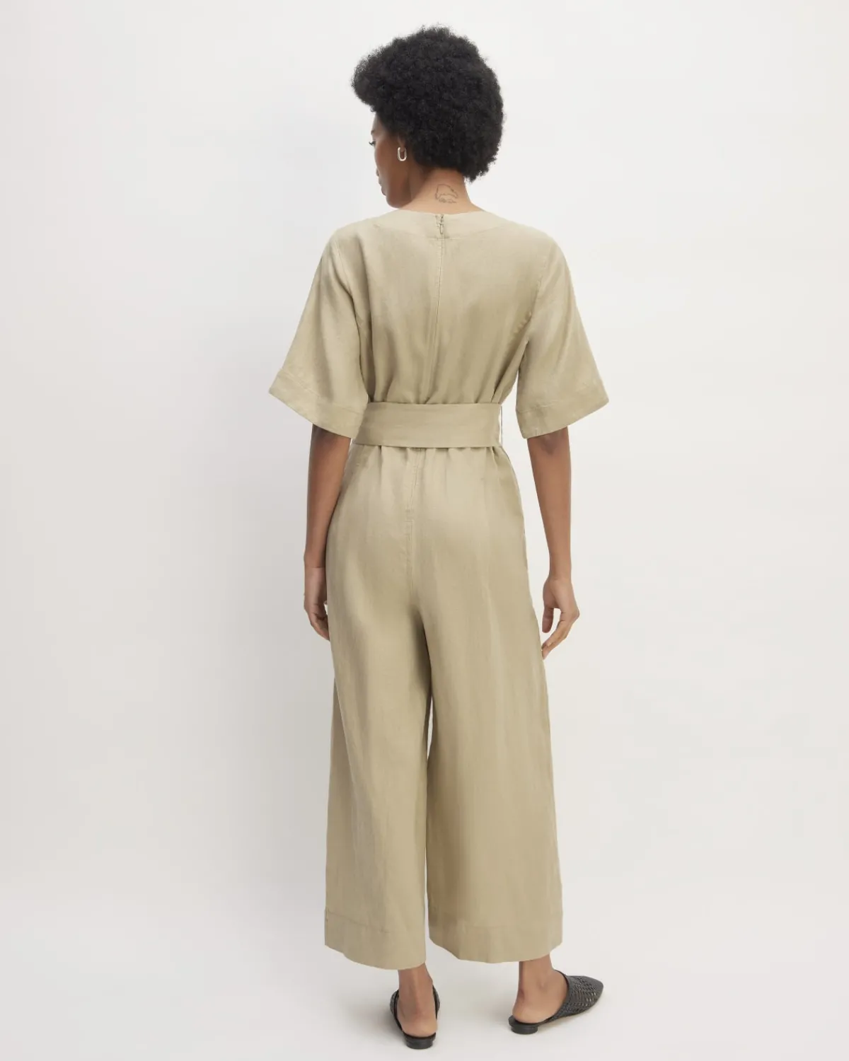 Everlane Dresses*The Wrap Jumpsuit in Linen
