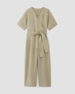 Everlane Dresses*The Wrap Jumpsuit in Linen