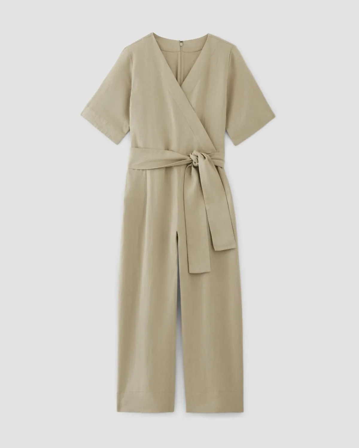Everlane Dresses*The Wrap Jumpsuit in Linen